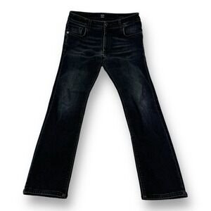 Boggi Milano Black Claude 5 Pocket Cotton Elastane Jeans Mens Size 32x30